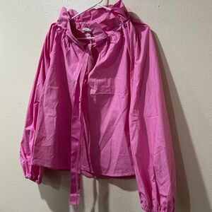 Women's Top, free assembly, pink long sleeve, new